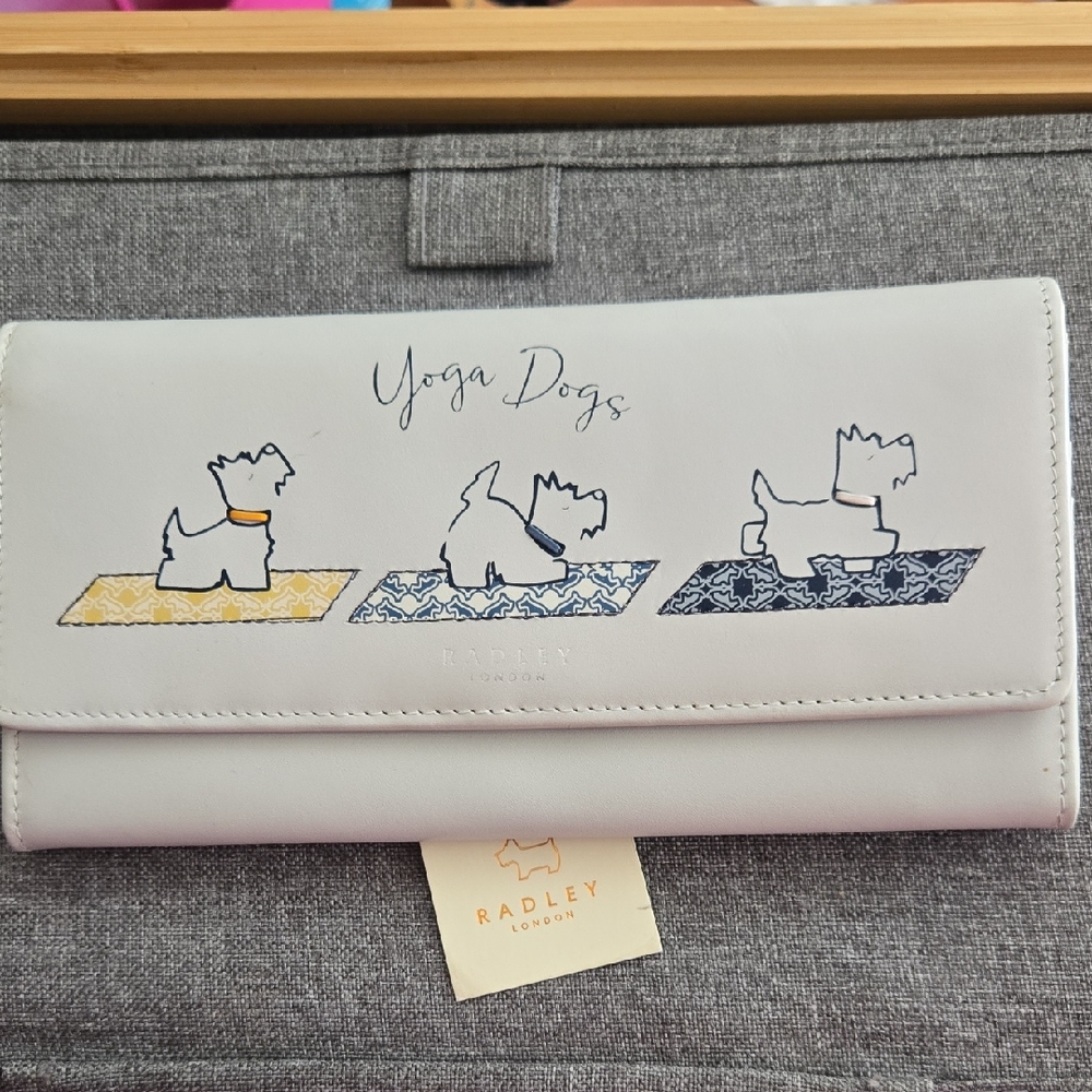 Radley London Cream Yoga Dogs Wallet